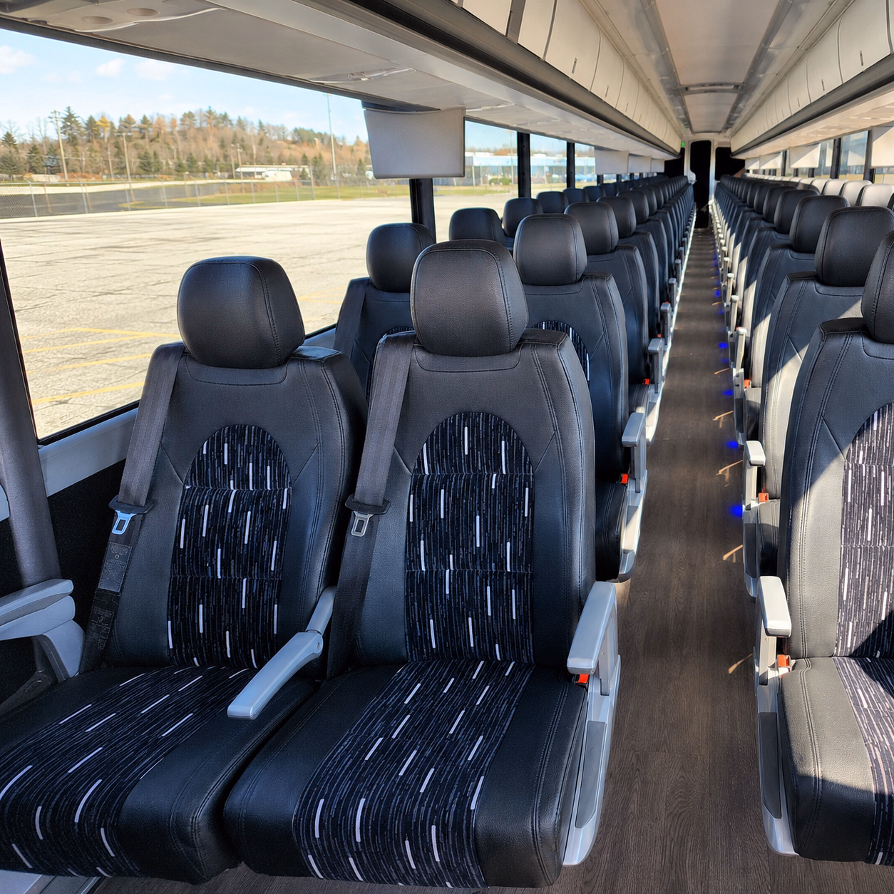 gloucester charter bus interior